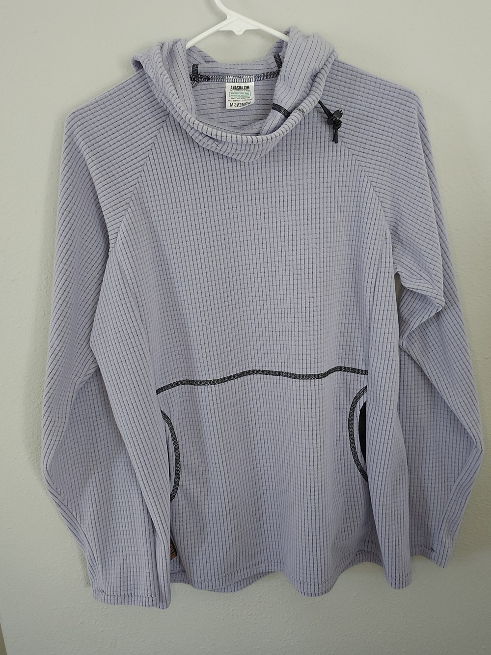 BRAND NEW /NEVER WORN Melanzana Women’s Lavender   Polyester Micro Grid _ Size M